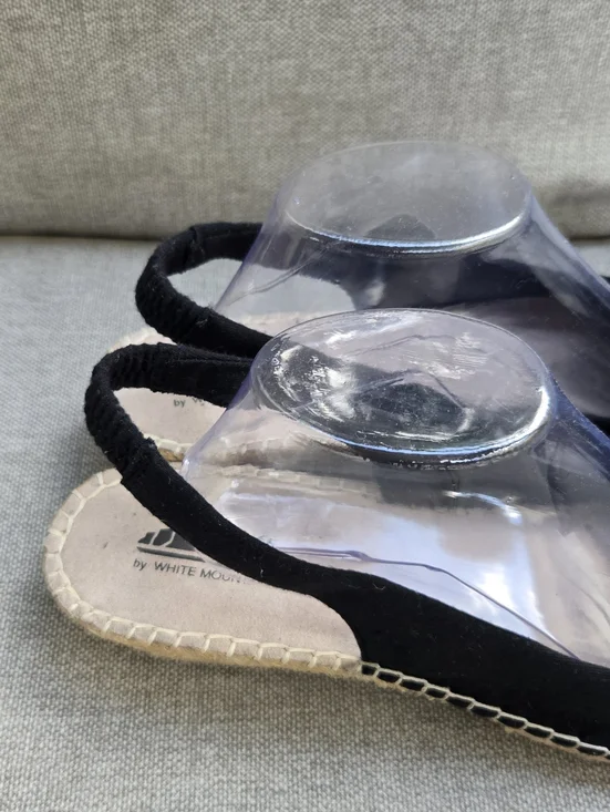 Cliffs By White Mountain Women’s Black Bow Espadrille Flats - Picture 7 of 10